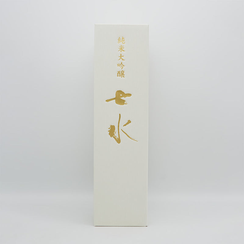 七水(しちすい) 純米大吟醸40 Y3の化粧箱