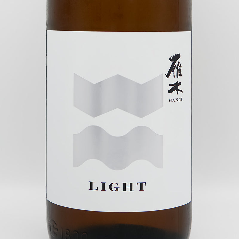 雁木(がんぎ) LIGHT 純米原酒のラベル