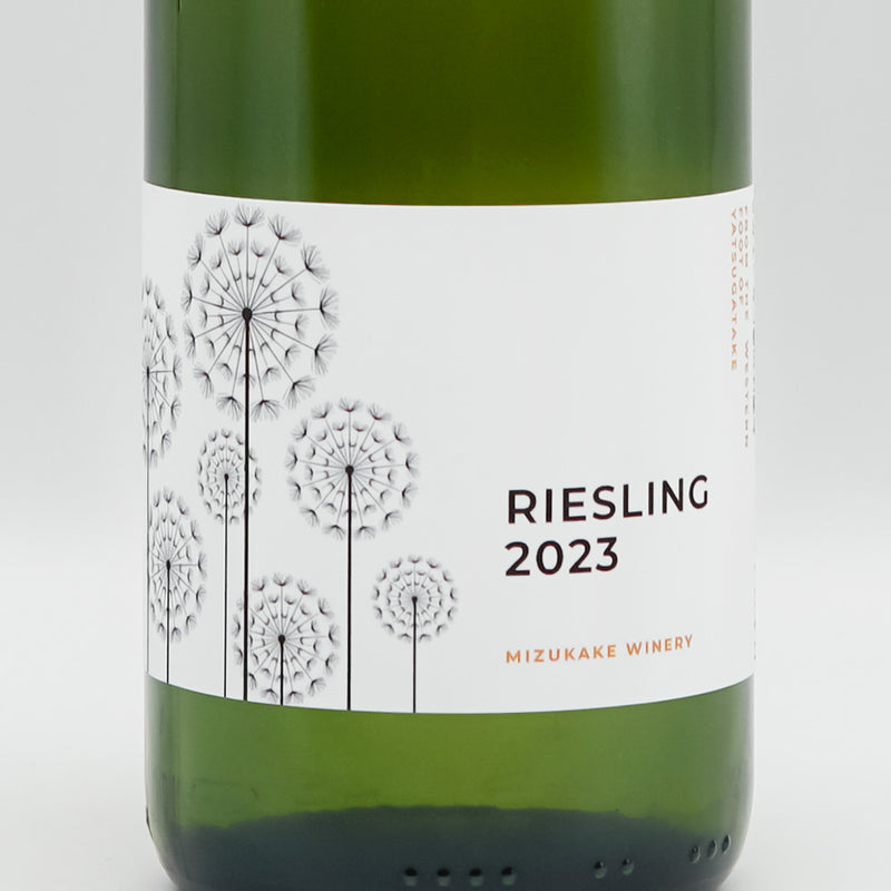 水掛醸造所(みずかけじょうぞうじょ) RIESLING 2023のラベル
