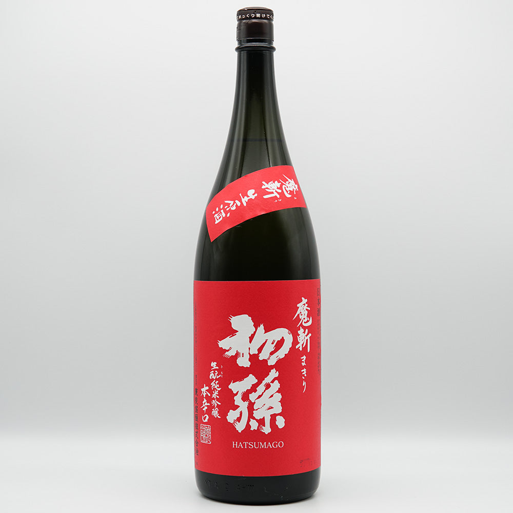 Hatsumago Mazan Kimoto Junmai Ginjo Hondry Nama Genshu 1800ml [Cool delivery recommended]