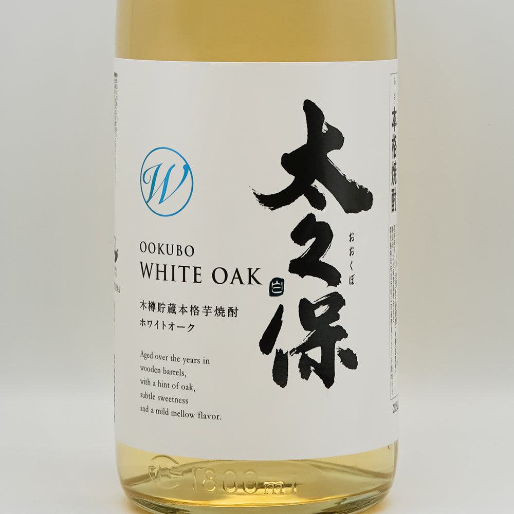 太久保(おおくぼ) WHITE OAK ホワイトオーク 木樽貯蔵のラベル