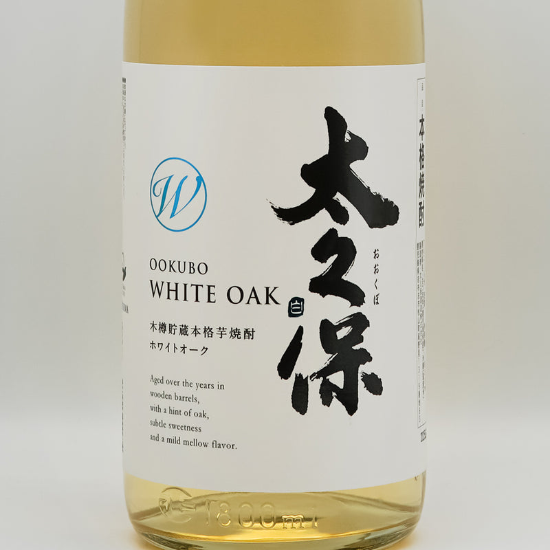 太久保(おおくぼ) WHITE OAK ホワイトオーク 木樽貯蔵のラベル