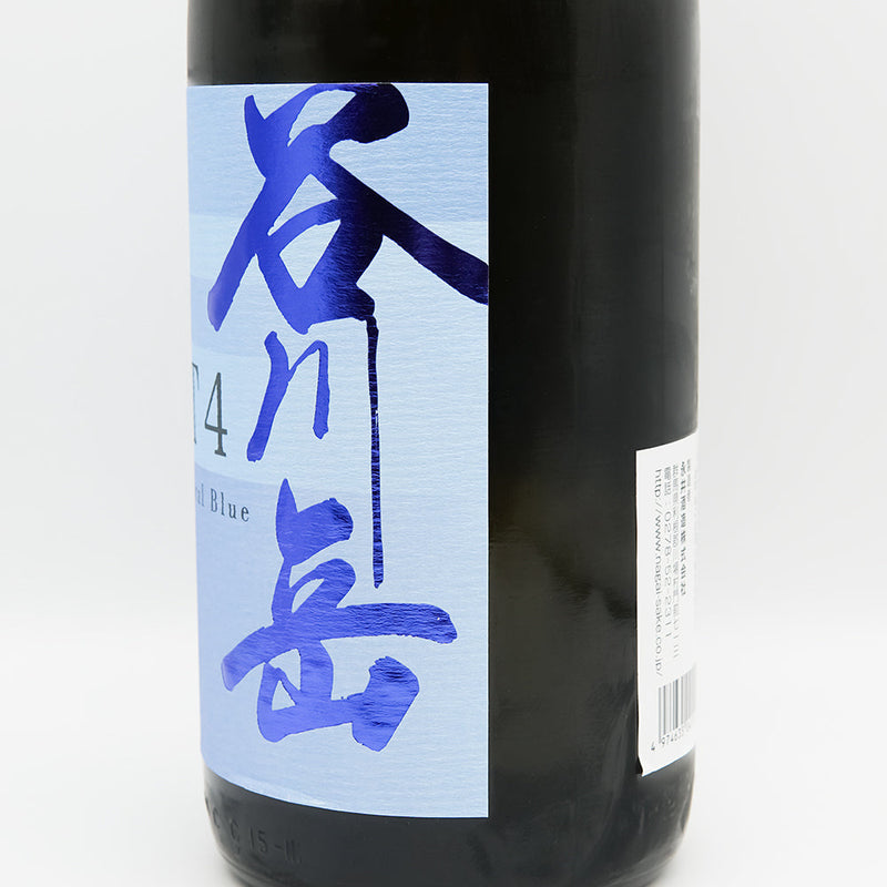 谷川岳(たにがわだけ) T4 Floral Blue 生酒のラベル右側面