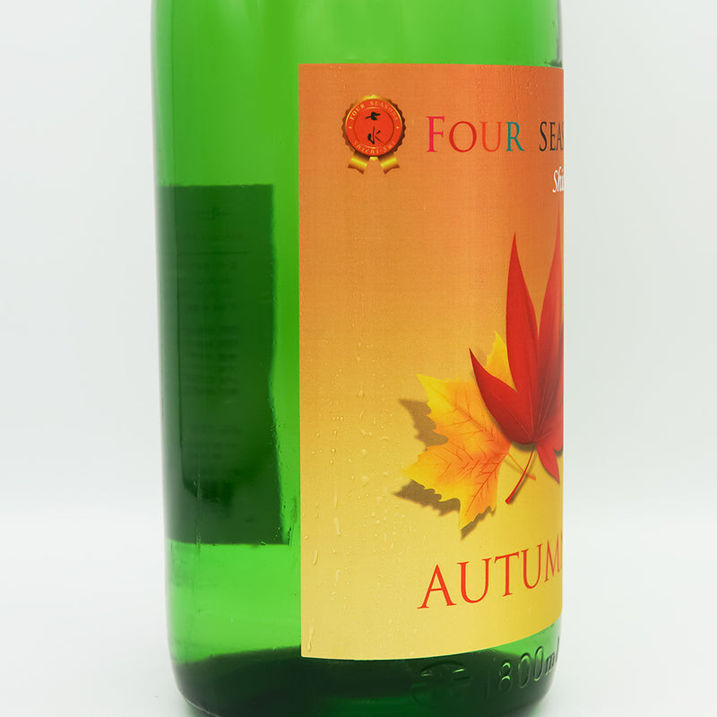 七水(しちすい) FOUR SEASONS AUTUMNのラベル左側面