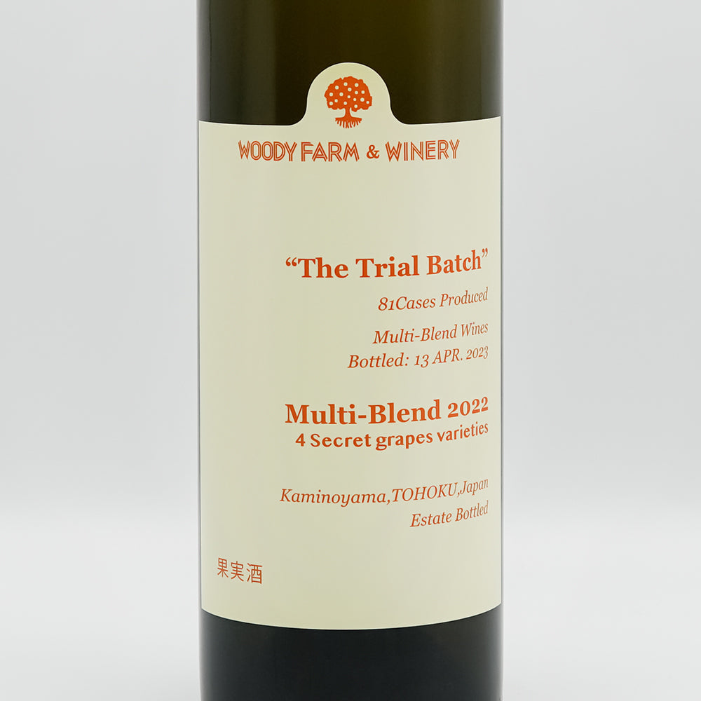 WOODY FARM &amp; WINERY(ウッディファーム＆ワイナリー) マルチ ブレンド 2022のラベル