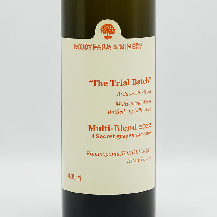 WOODY FARM &amp; WINERY(ウッディファーム＆ワイナリー) マルチ ブレンド 2022のラベル