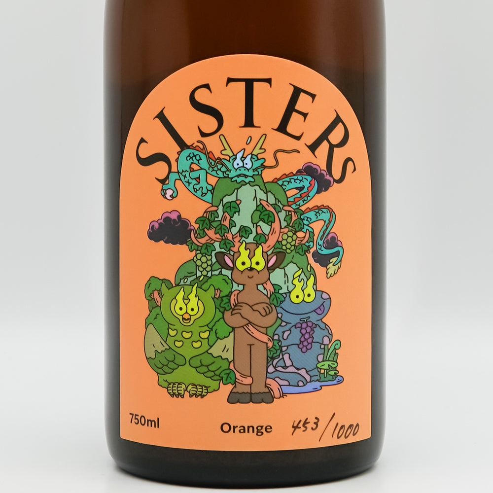 おんみつわいんず SISTERs 甲州 orange 2024のラベル
