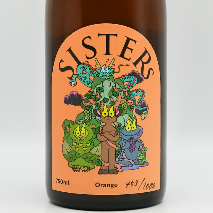 おんみつわいんず SISTERs 甲州 orange 2024のラベル
