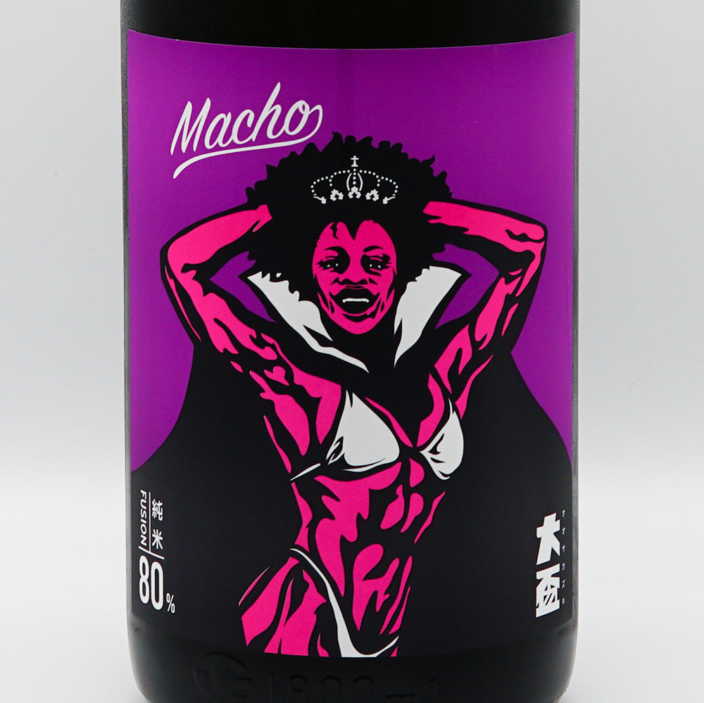 大盃 macho FUSION80 山田錦×愛山のラベル
