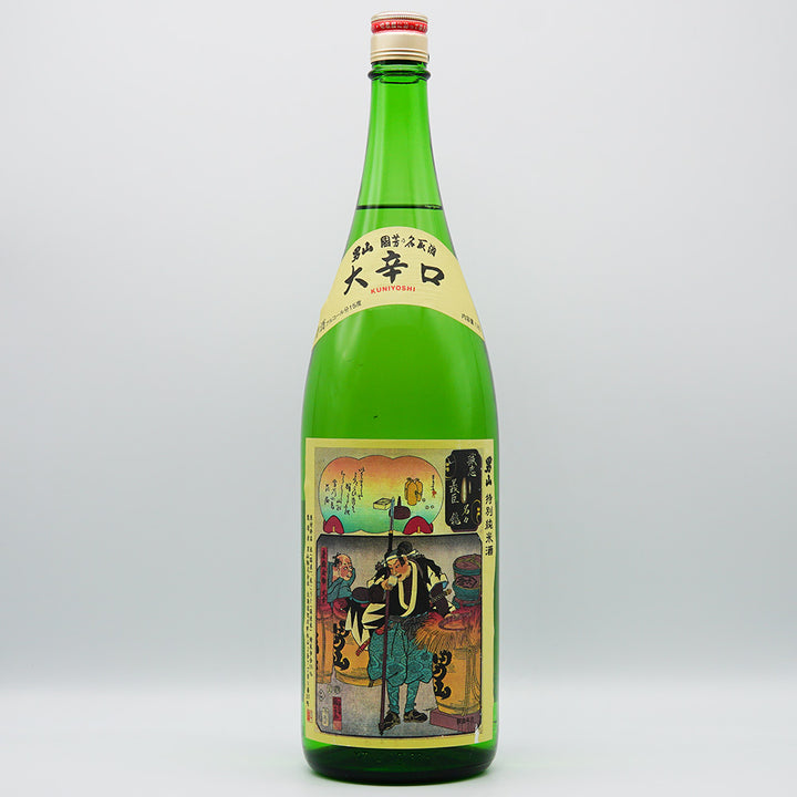 日本酒 男山 特別純米大辛口 国芳乃名取酒 全体像