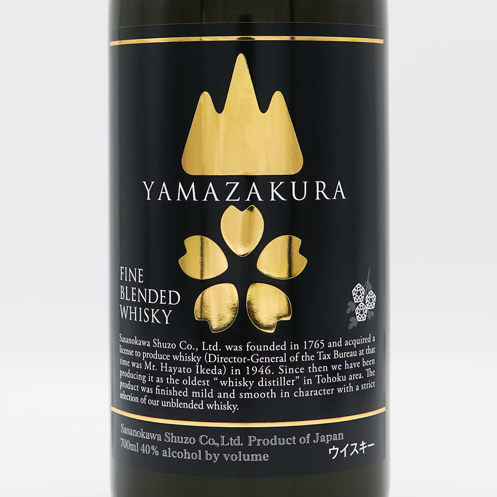 [With gift box] Yamazakura Black Label Blended Whiskey 700ml