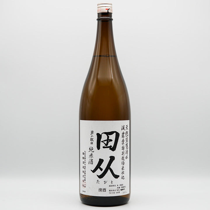 Tabito Reduced pesticide special cultivation Junmai 1800ml