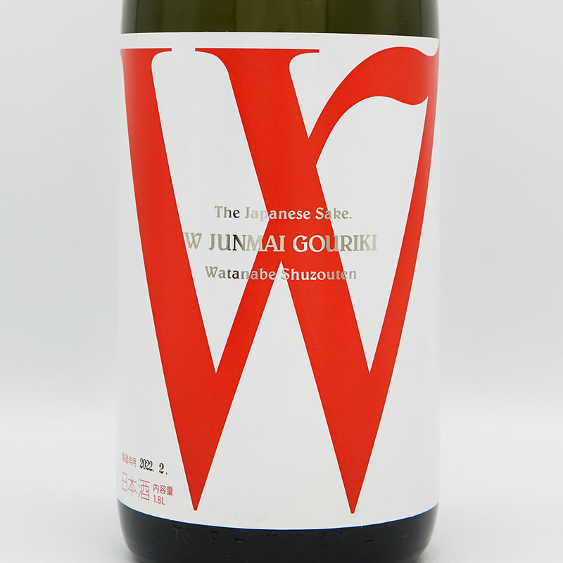 W (W) Strong pure rice unfiltered unprocessed sake 720ml/1800ml [Cool delivery recommended]