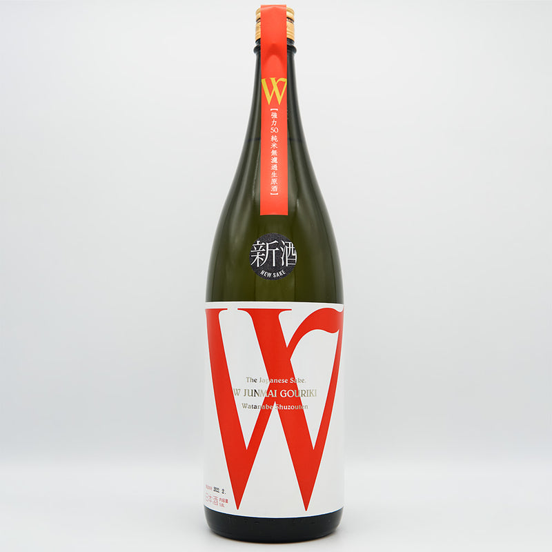 W (W) strong pure rice unfiltered raw sake 720ml/1800ml [cool delivery required]