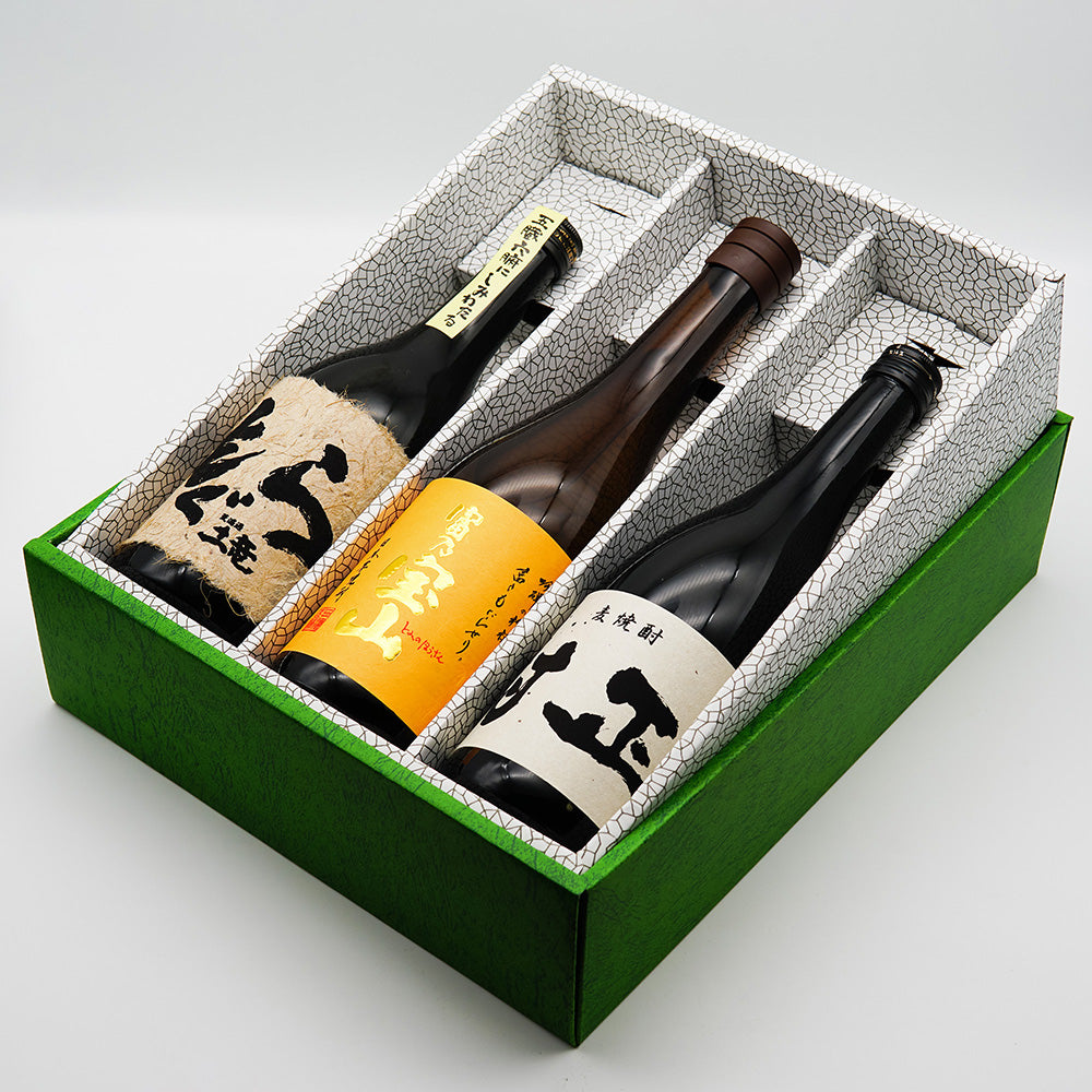 ワイン用・日本酒など4号瓶(900ml以下) 3本用ギフト箱(ふた付き)