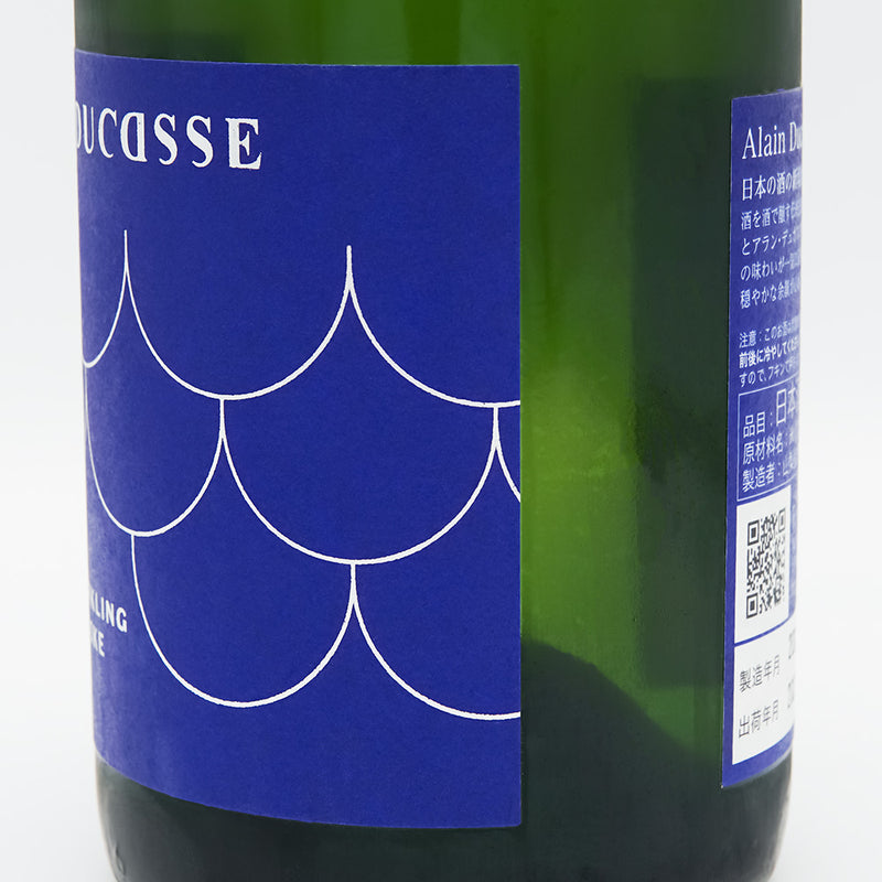 七賢(しちけん) Alain Ducasse Sparkling Sakeのラベル右側面