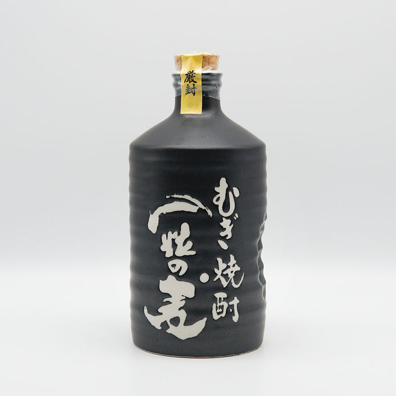 One grain of wheat (hitotsubunomugi) pottery bottle 720ml
