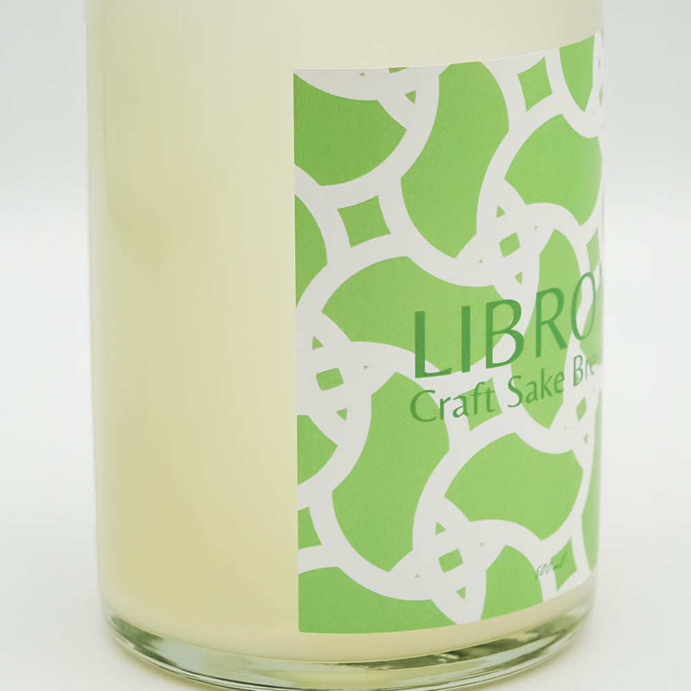 クラフトサケ LIBROM(リブロム) VERBENA おりがらみ 《レモンバーベナ》 のラベル左側面