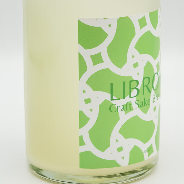 クラフトサケ LIBROM(リブロム) VERBENA おりがらみ 《レモンバーベナ》 のラベル左側面