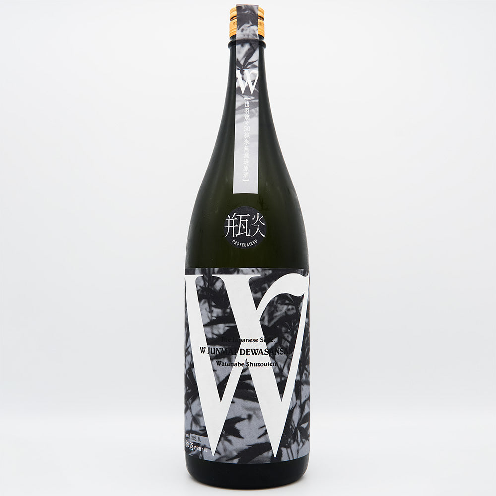 W(ダブリュー) 出羽燦々 純米 無濾過原酒 火入れ 720ml/1800ml