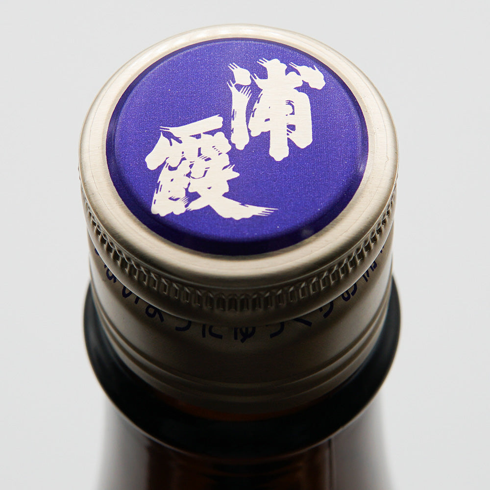 浦霞 純米の上部